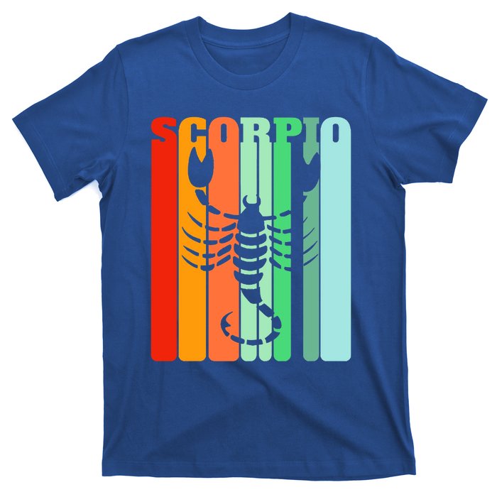 Retro Scorpio October November Astrology Symbol Gift T-Shirt