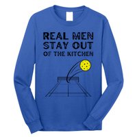 Real Stay Out Of The Kitchen Pickleball Net Court Meaningful Gift Long Sleeve Shirt