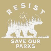 Resist Save Our Parks Us National Parks Bear Alt Souvenir Cooling Performance Crew T-Shirt