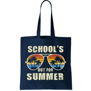 Retro Schools Out For Summer Last Day Of School Teacher Boy Tote Bag