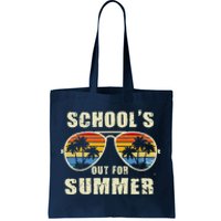 Retro Schools Out For Summer Last Day Of School Teacher Boy Tote Bag