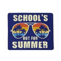 Retro Schools Out For Summer Last Day Of School Teacher Boy Mousepad