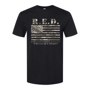 RED Support Our Troops Wear Red On Friday Military Softstyle CVC T-Shirt