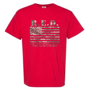 RED Support Our Troops Wear Red On Friday Military Garment-Dyed Heavyweight T-Shirt