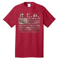 RED Support Our Troops Wear Red On Friday Military Tall T-Shirt