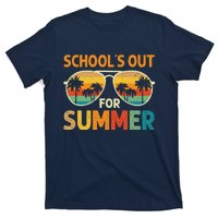 Retro Schools Out For Summer Last Day Of School Teacher Boy T-Shirt