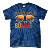 Retro Schools Out For Summer Last Day Of School Teacher Boy Tie-Dye T-Shirt