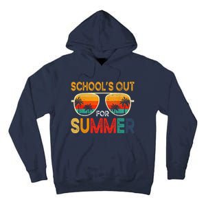 Retro Schools Out For Summer Last Day Of School Teacher Boy Tall Hoodie