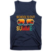 Retro Schools Out For Summer Last Day Of School Teacher Boy Tank Top