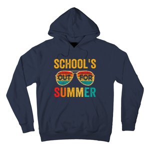 Retro Schools Out For Summer Last Day Of School Teacher Boy Hoodie