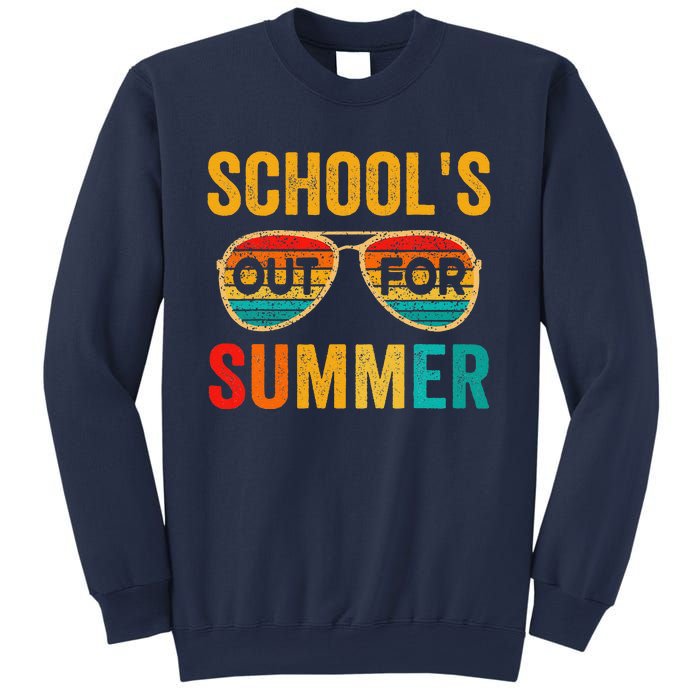 Retro Schools Out For Summer Last Day Of School Teacher Boy Sweatshirt