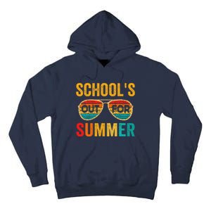 Retro Schools Out For Summer Last Day Of School Teacher Boy Tall Hoodie