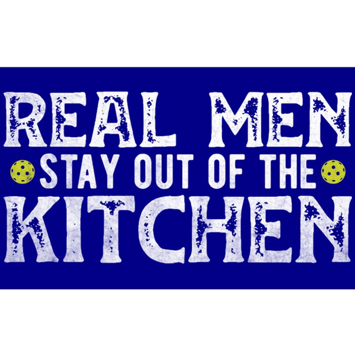 Real Stay Out Of The Kitchen Pickleball Funny Vintage Gift Bumper Sticker