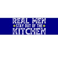 Real Stay Out Of The Kitchen Pickleball Funny Vintage Gift Bumper Sticker