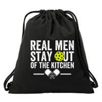 Real Stay Out Of The Kitchen Drawstring Bag