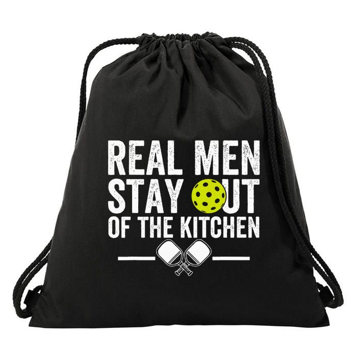 Real Stay Out Of The Kitchen Drawstring Bag