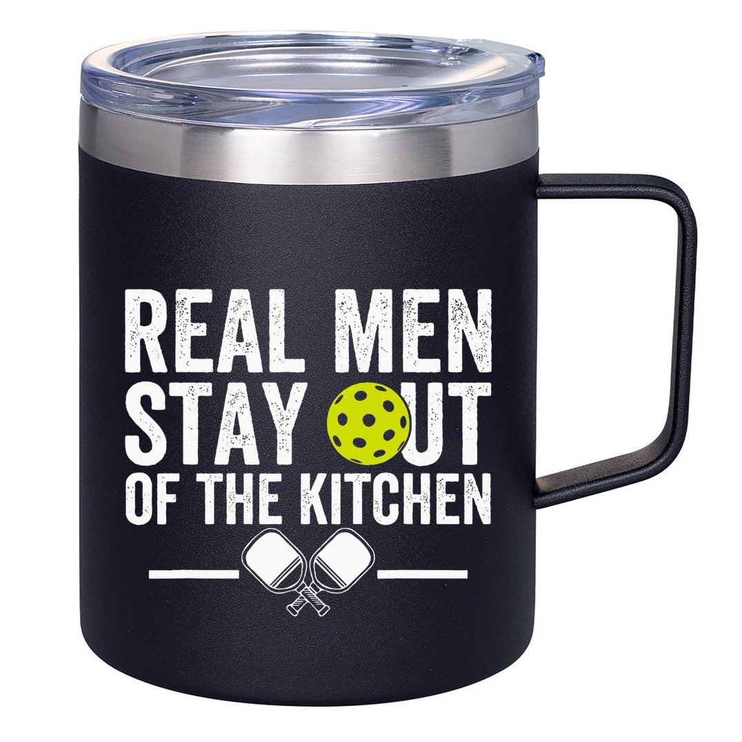 Real Stay Out Of The Kitchen 12oz Stainless Steel Coffee Mug