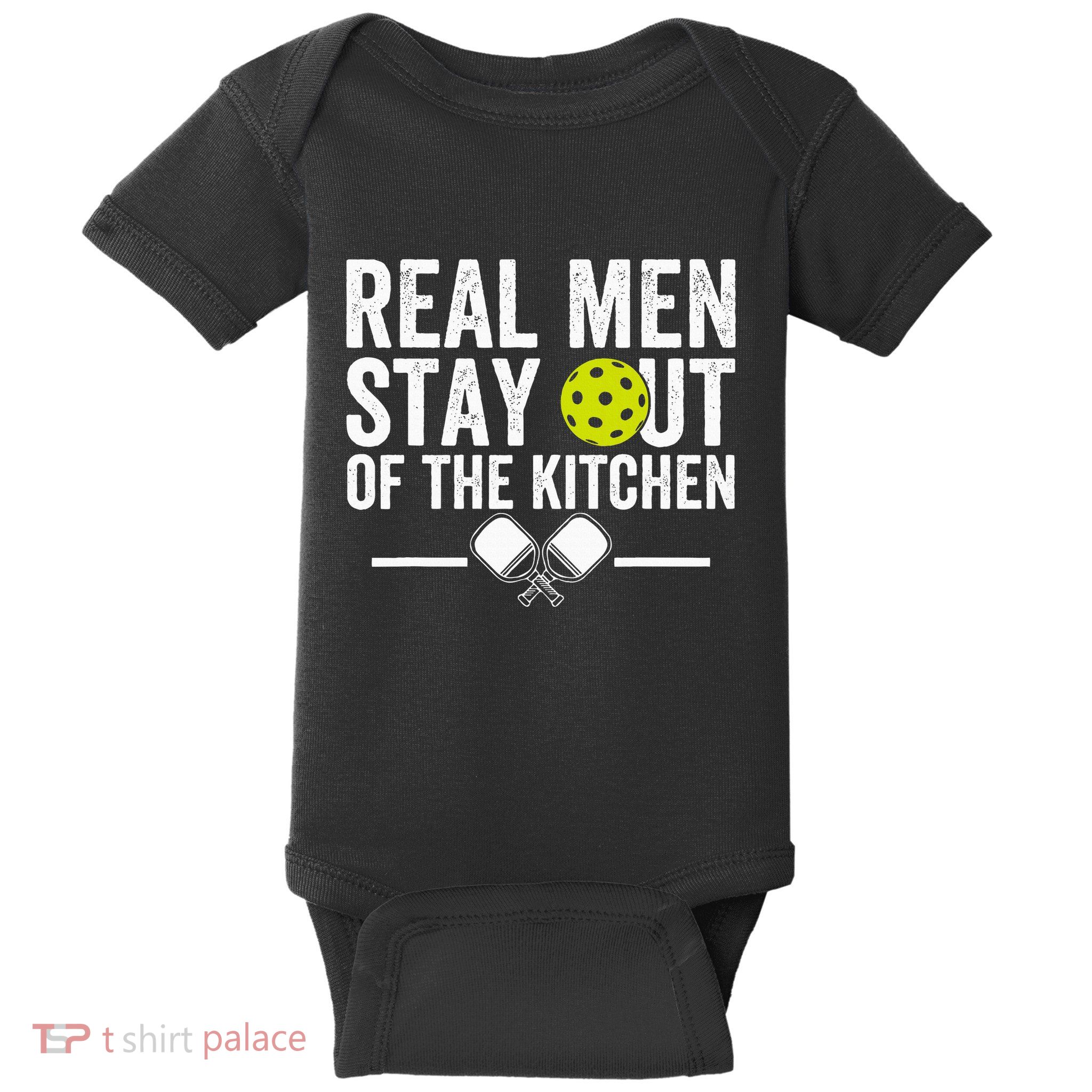 Real Stay Out Of The Kitchen Baby Bodysuit
