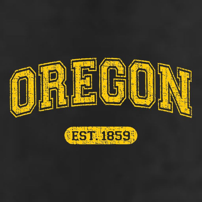Retro Schoolstyle Oregon 1859 Distressed Cool Comfort Performance Bucket Hat