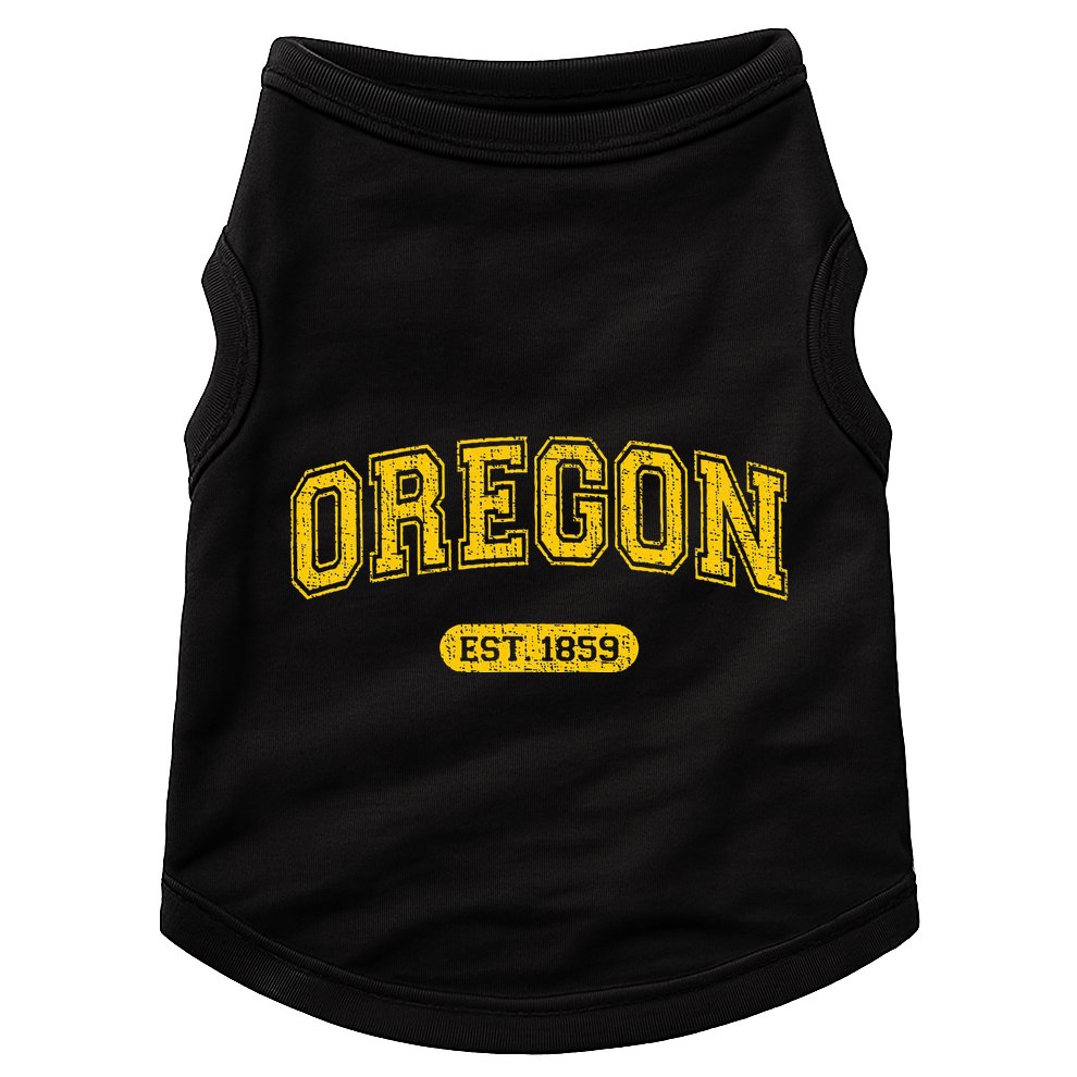 Retro Schoolstyle Oregon 1859 Distressed Doggie Tank