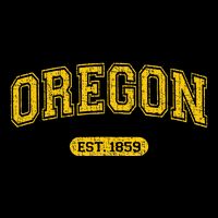 Retro Schoolstyle Oregon 1859 Distressed Flexfit Unipanel Trucker Cap
