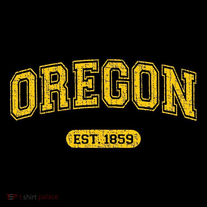 Retro Schoolstyle Oregon 1859 Distressed Button
