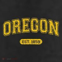 Retro Schoolstyle Oregon 1859 Distressed 11oz C Handle Ceramic Mug
