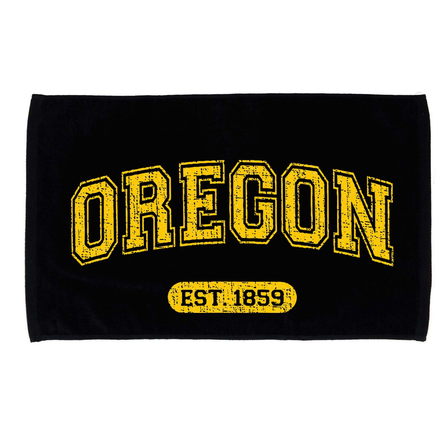 Retro Schoolstyle Oregon 1859 Distressed Microfiber Hand Towel