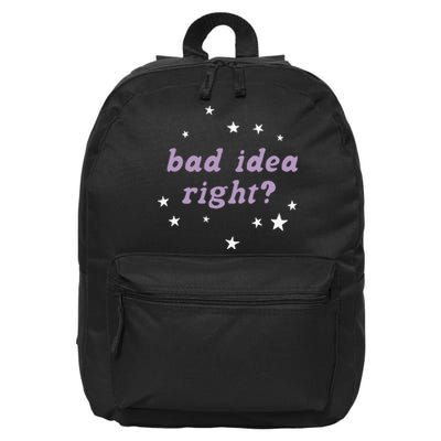 Retro Star Olivia Bad Idea Right 16 in Basic Backpack