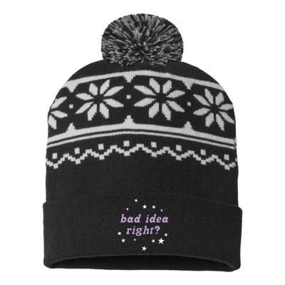 Retro Star Olivia Bad Idea Right USA-Made Snowflake Beanie