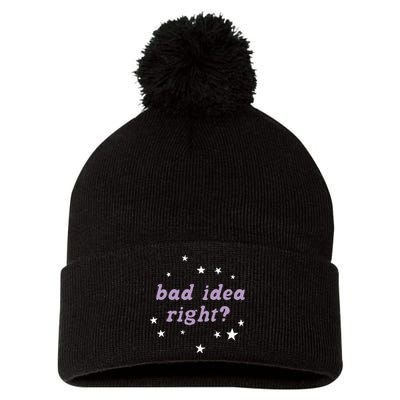 Retro Star Olivia Bad Idea Right Pom Pom 12in Knit Beanie