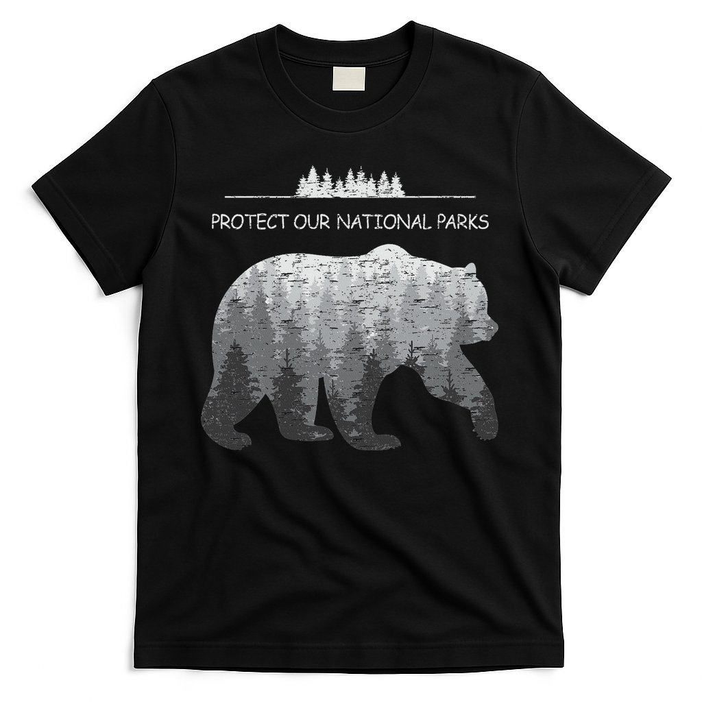 Resist Save Our Parks Alt Us National Parks Bear Nature T-Shirt
