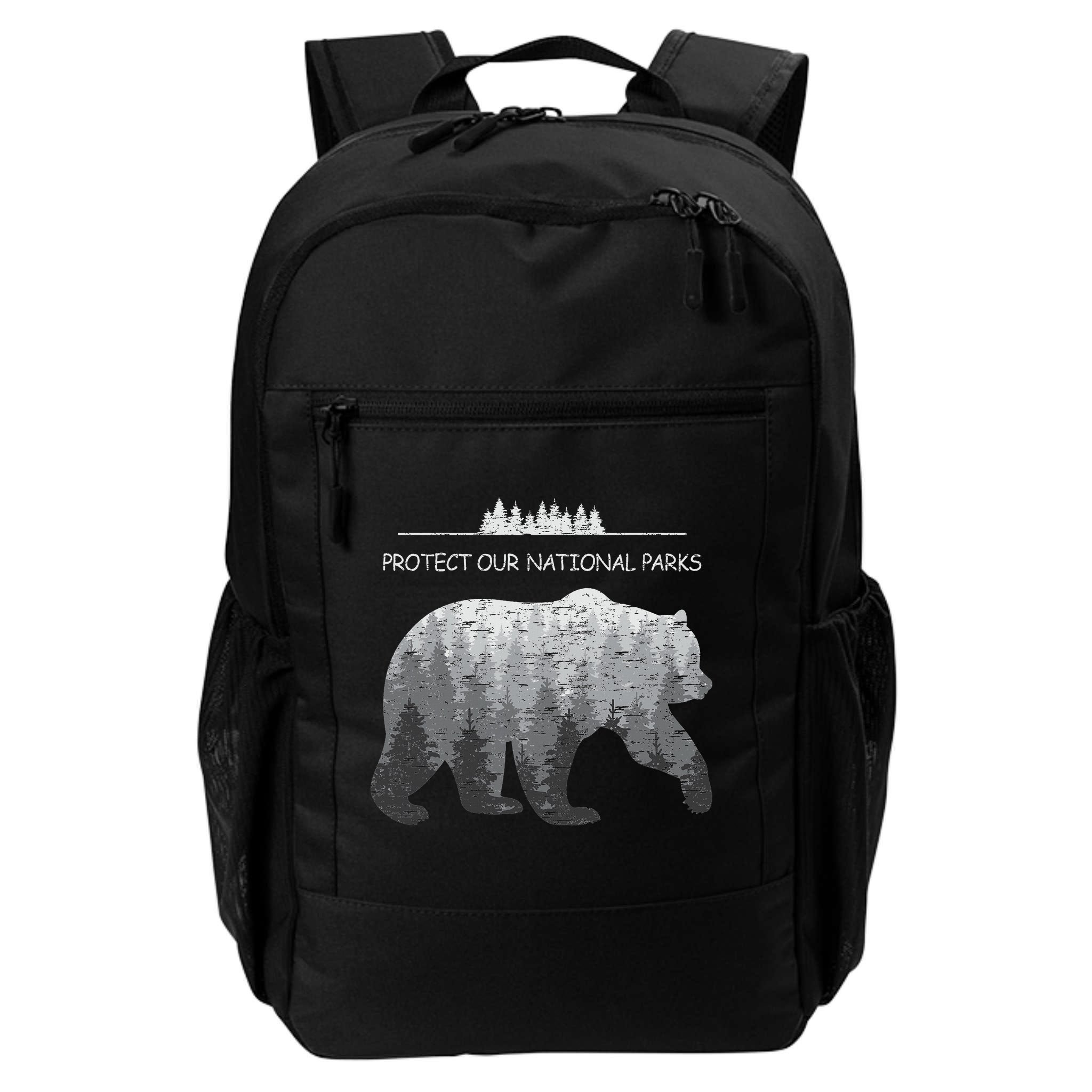 Resist Save Our Parks Alt Us National Parks Bear Nature Backpack