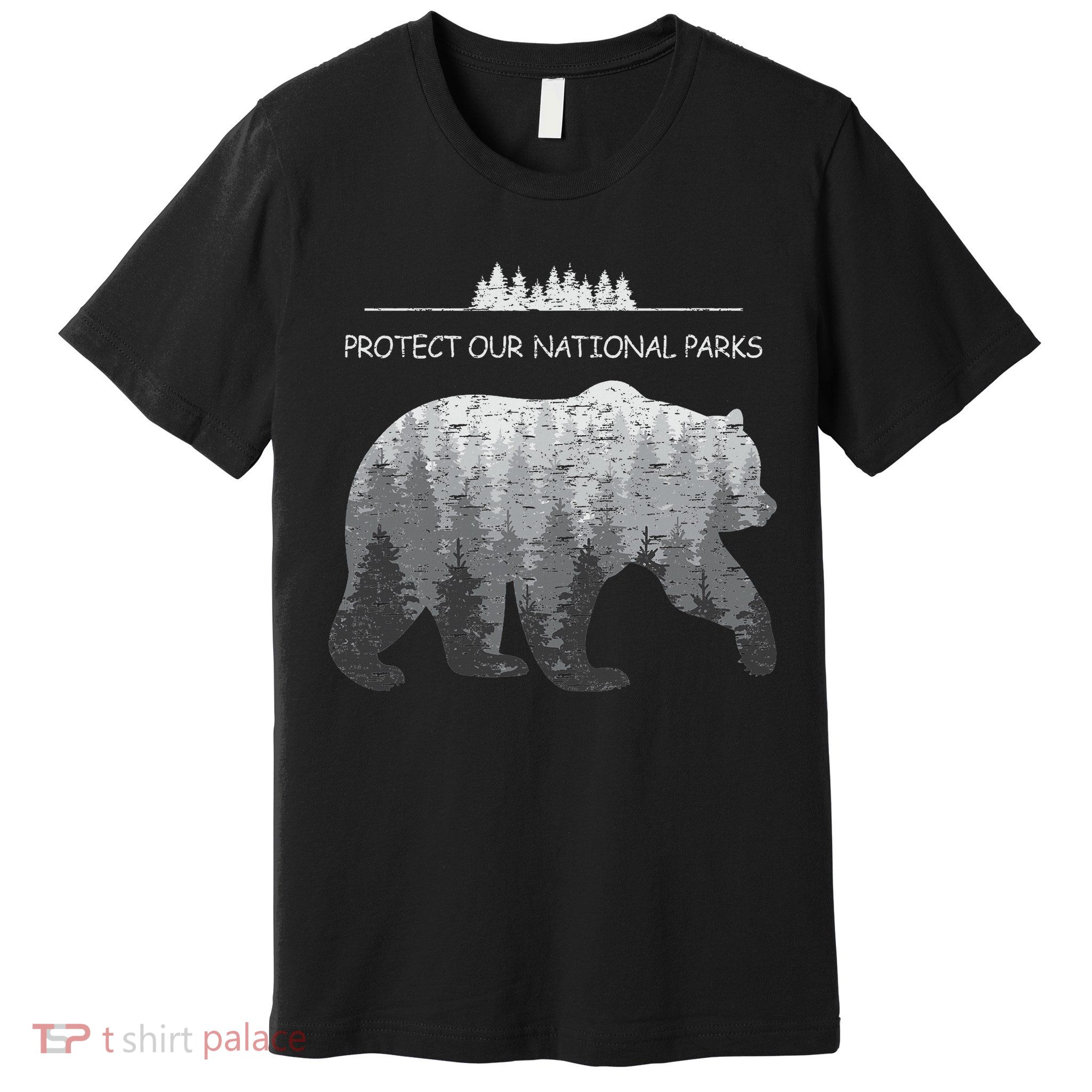 Resist Save Our Parks Alt Us National Parks Bear Nature Premium T-Shirt