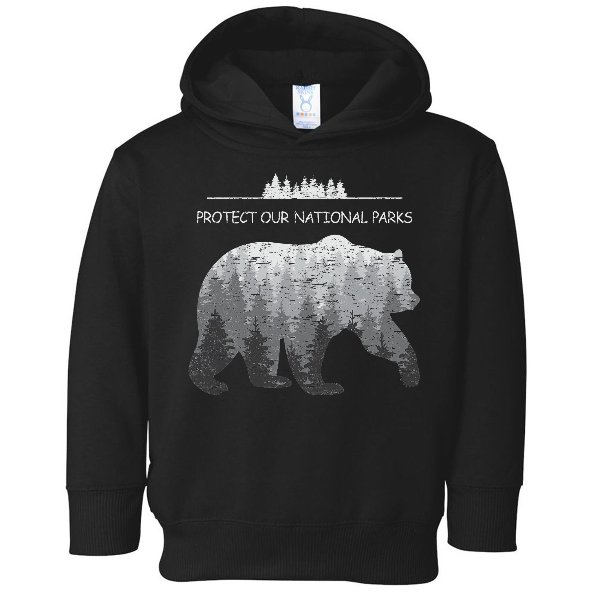 Resist Save Our Parks Alt Us National Parks Bear Nature Toddler Hoodie