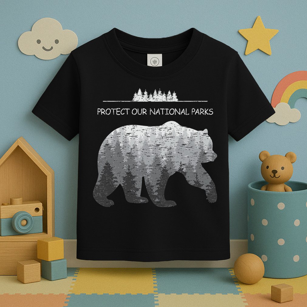 Resist Save Our Parks Alt Us National Parks Bear Nature Toddler T-Shirt