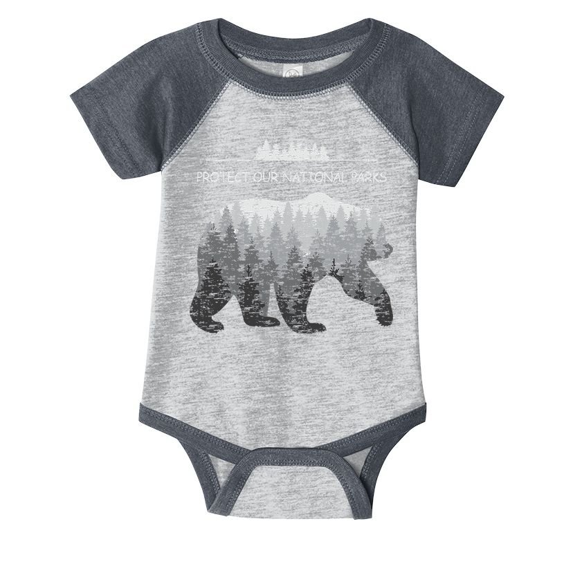 Resist Save Our Parks Alt Us National Parks Bear Nature Infant Baby Jersey Bodysuit