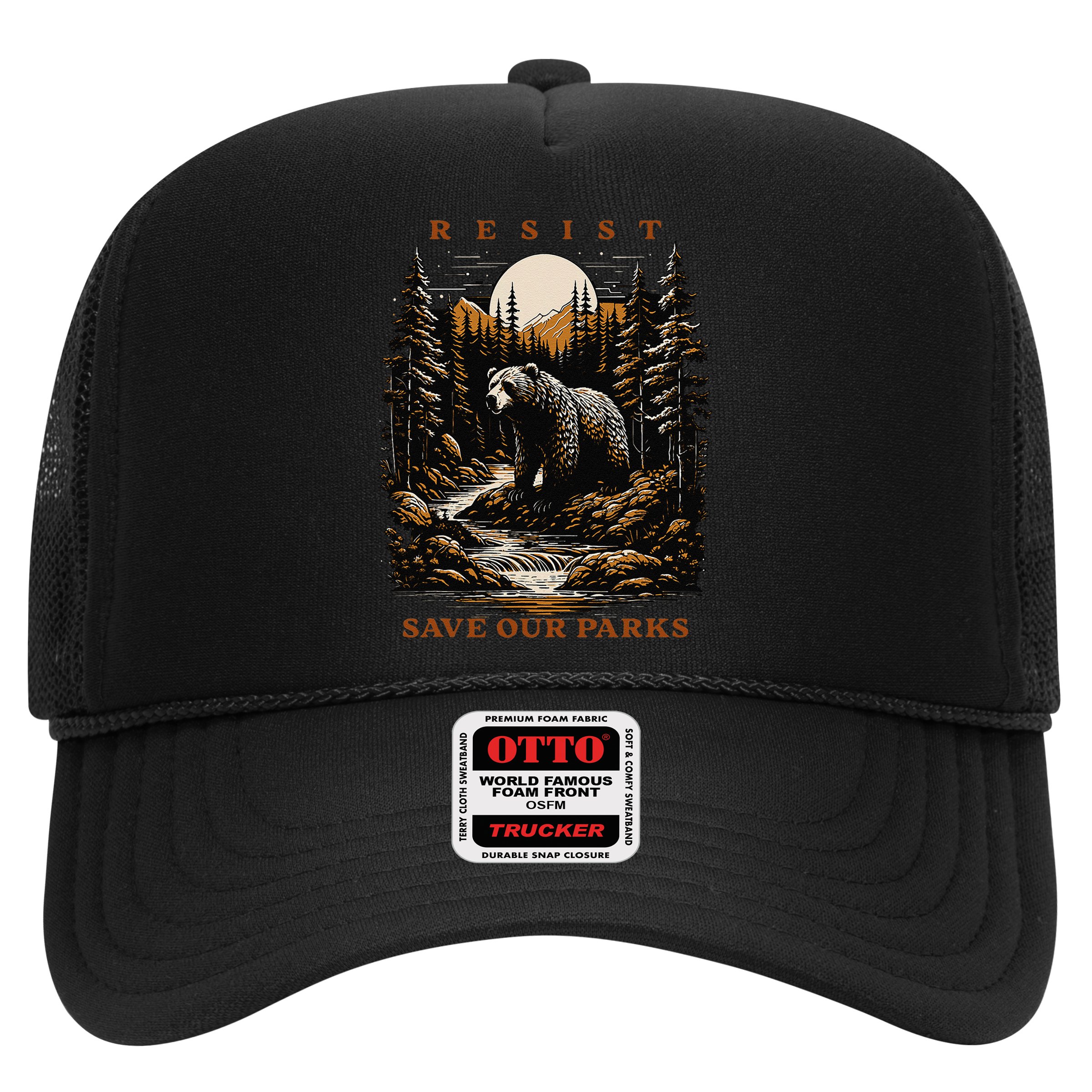 Resist Save Our Parks US National Parks Bear Nature Hat