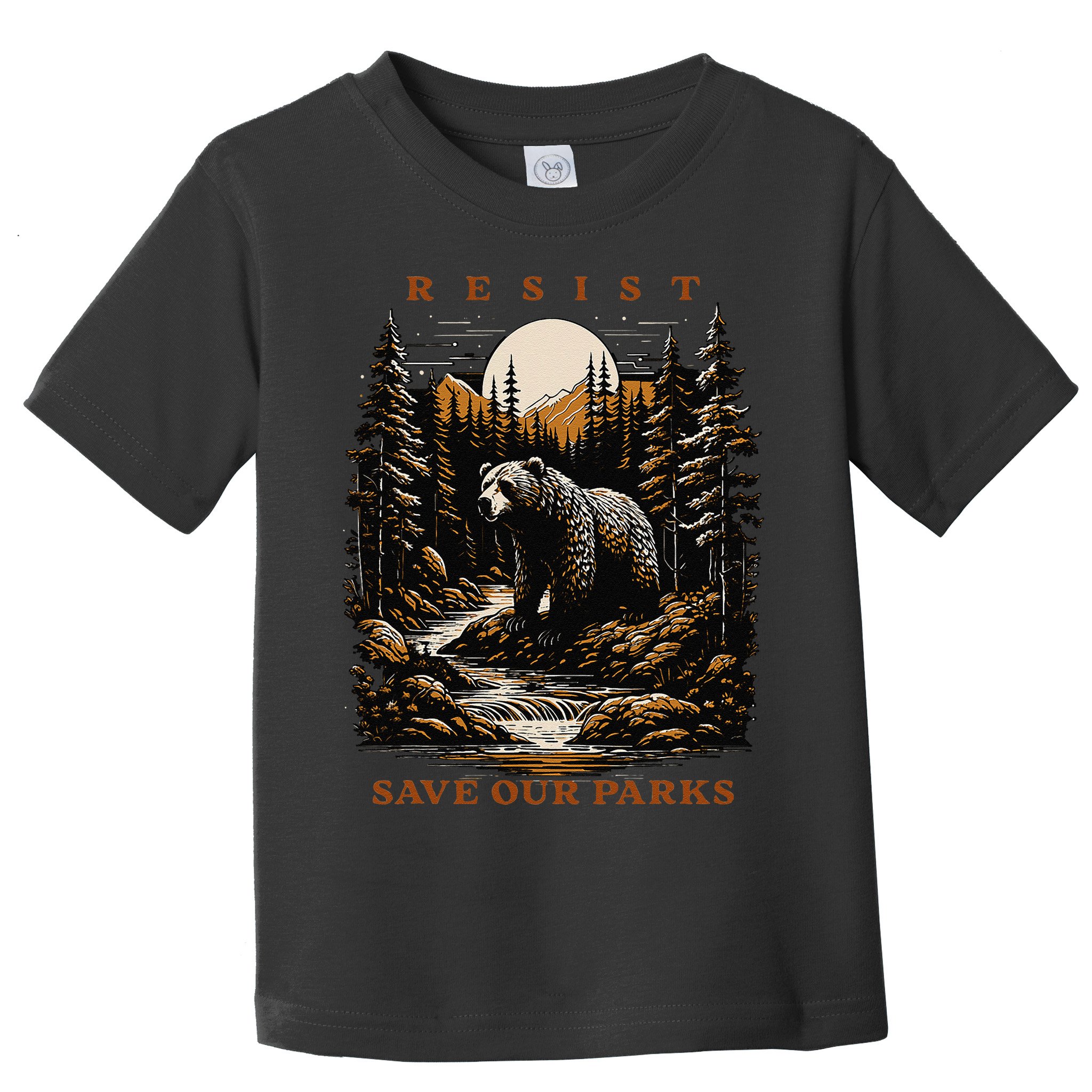 Resist Save Our Parks US National Parks Bear Nature Toddler T-Shirt