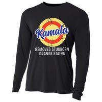 Removes Stubborn Orange Stains Funny Kamala 2024 Election Cooling Performance Long Sleeve Crew