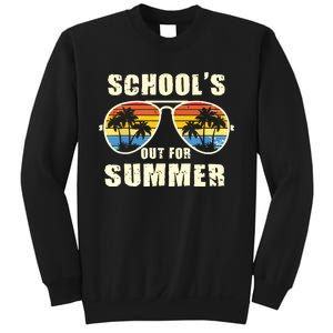 Retro Schools Out For Summer Last Day Of School Teacher Boy Sweatshirt