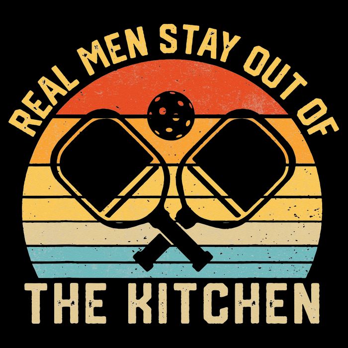 Real Stay Out of the Kitchen Vintage Pickleball Doggie Tank