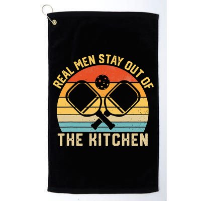 Real Stay Out of the Kitchen Vintage Pickleball Golf Towel