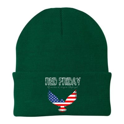 R.E.D. Support Our Troops Wear Red On Friday Knit Cap Winter Beanie