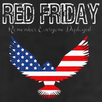 R.E.D. Support Our Troops Wear Red On Friday Cool Comfort Performance Bucket Hat