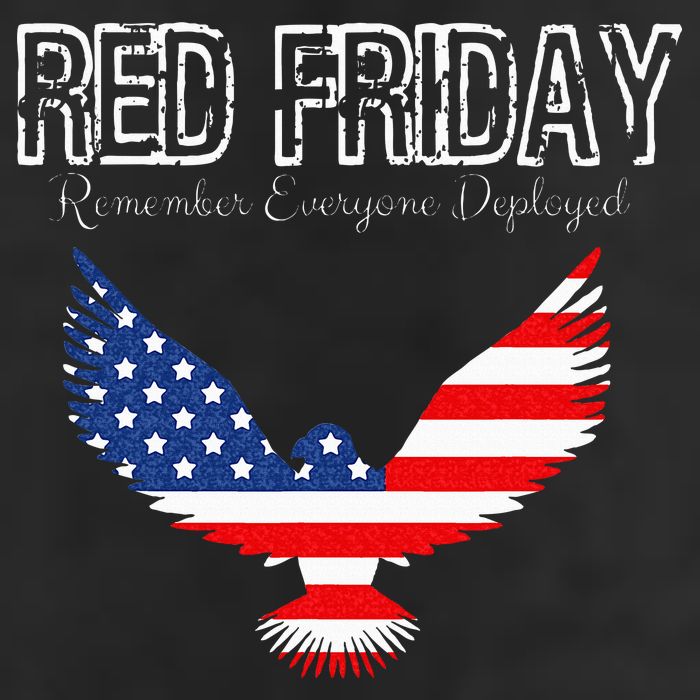 R.E.D. Support Our Troops Wear Red On Friday Cool Comfort Performance Bucket Hat