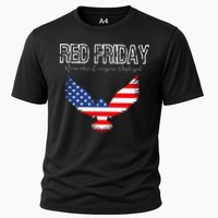 R.E.D. Support Our Troops Wear Red On Friday Cooling Performance Crew T-Shirt