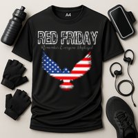 R.E.D. Support Our Troops Wear Red On Friday Cooling Performance Crew T-Shirt