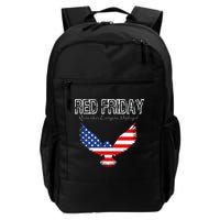 R.E.D. Support Our Troops Wear Red On Friday Backpack