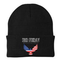 R.E.D. Support Our Troops Wear Red On Friday Beanie